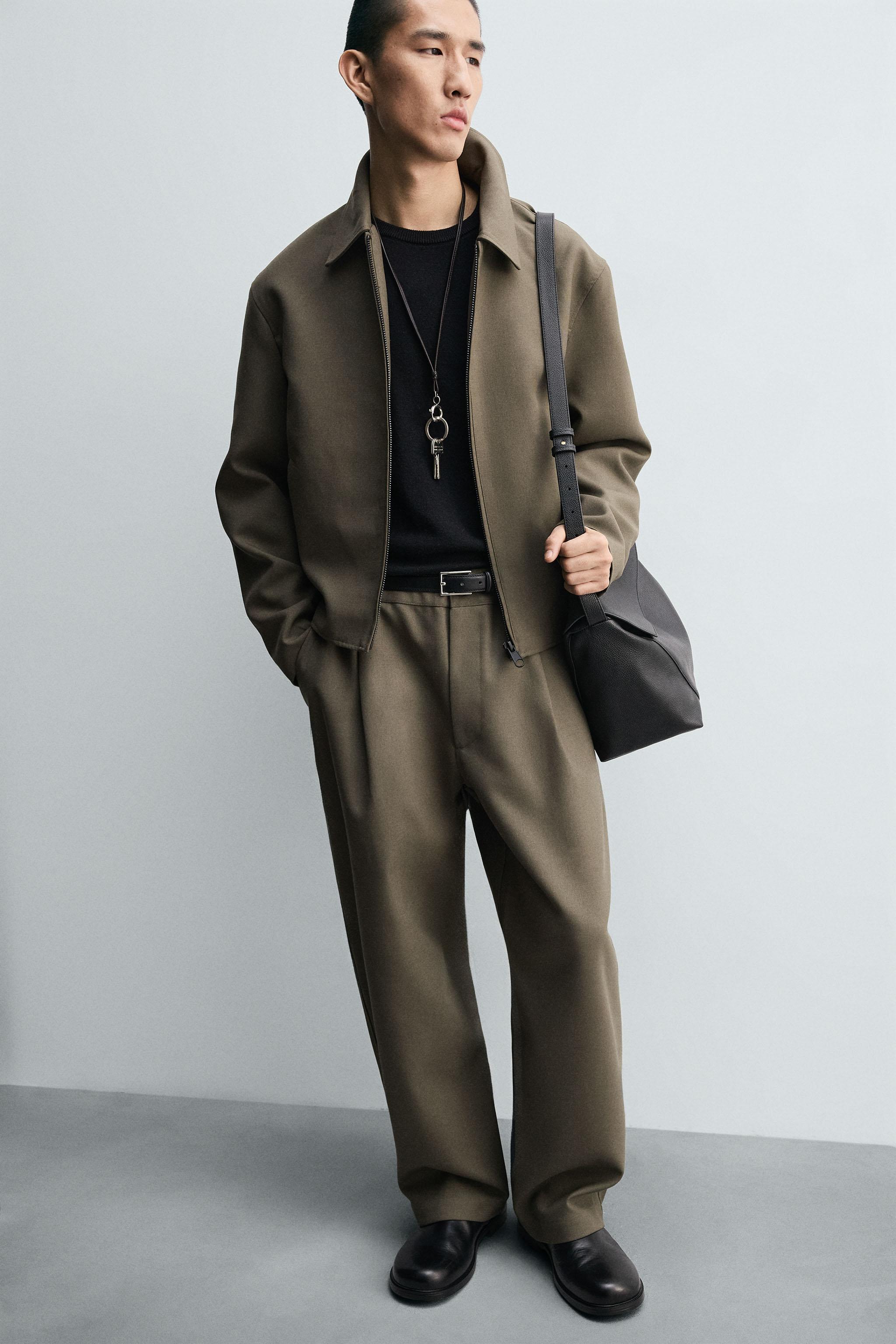 PANTALON BALLOON FIT À PLIS